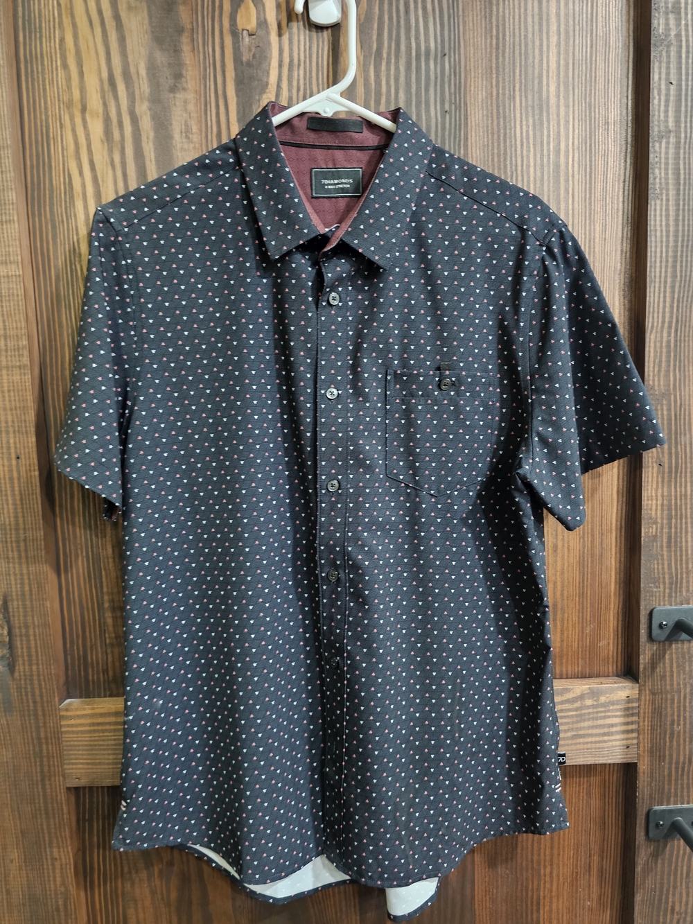 Mens Medium 7DIAMONDS performance shirt "Ups and Downs"